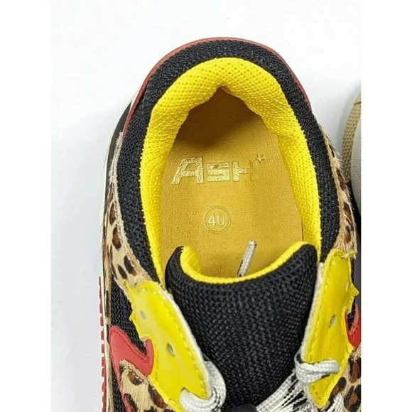 Ash Women's Addict Leopard-Print Calf Hair Low Top Sneakers Size 40 (MSRP $298) - Picture 6 of 9